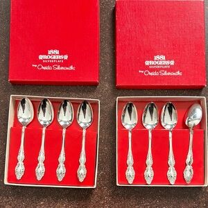 1881 Rogers Silverplate by Oneida Silversmiths small spoons